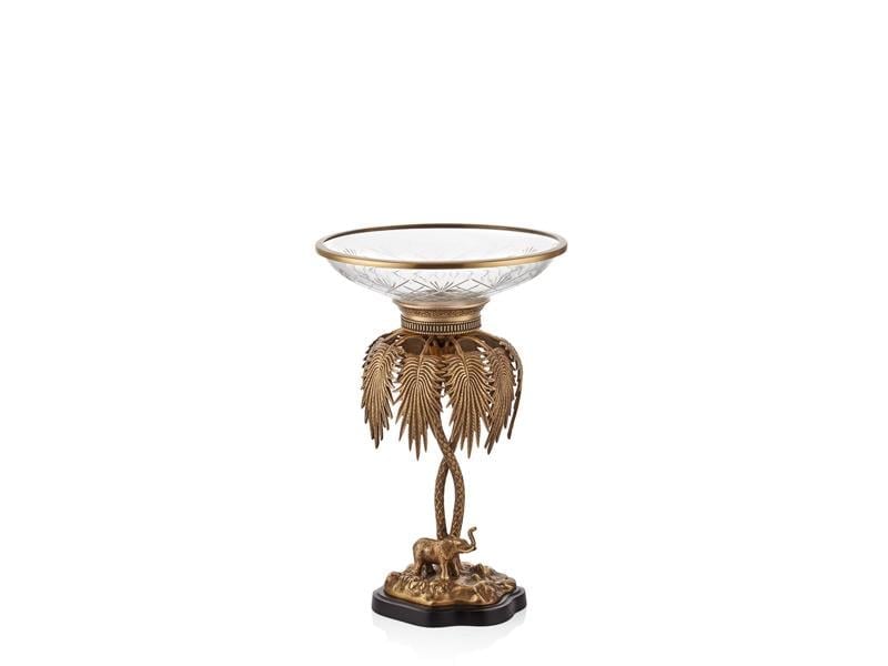 LMD PALME FIL DETAYTI MEYVELİK GOLD 33X33X51,5 CM