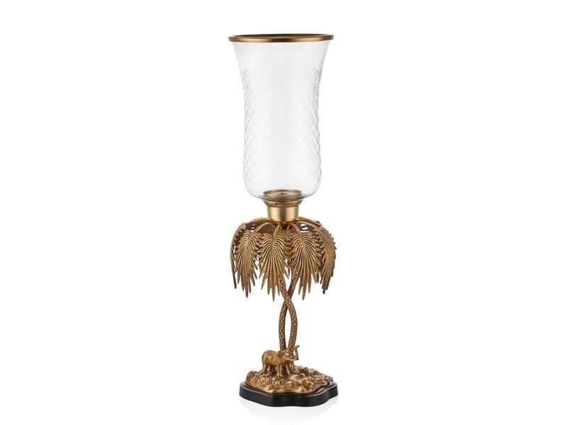 LMD PALME FIL DETAYTI UZUN MUMLUK 23X23X82,5 CM