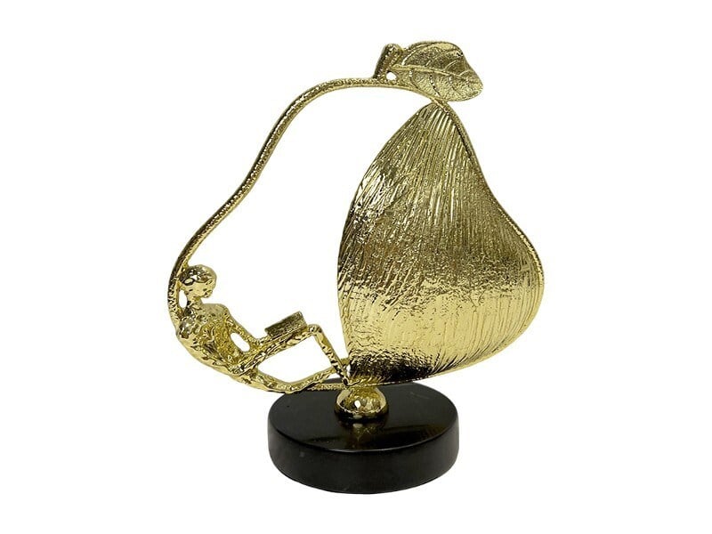 Lmd Pear Decor Gold 18x9x26 Cm