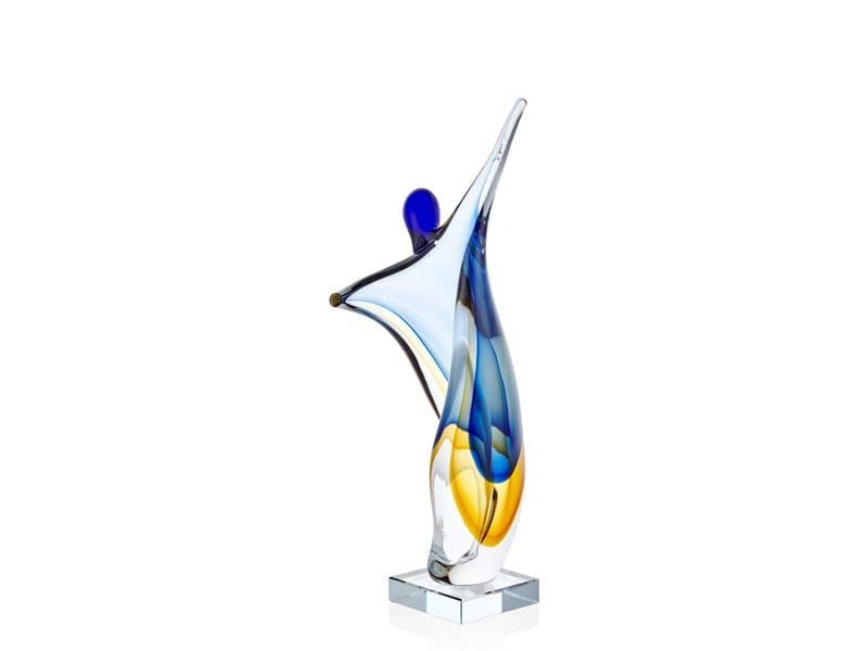 LMD SINGLE DANCING COLORFUL GLASS 15X8X37,5CM