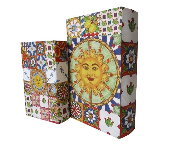 LMD SUN SHINE 2LI KITAP KUTU SETI 27X18  21X13CM