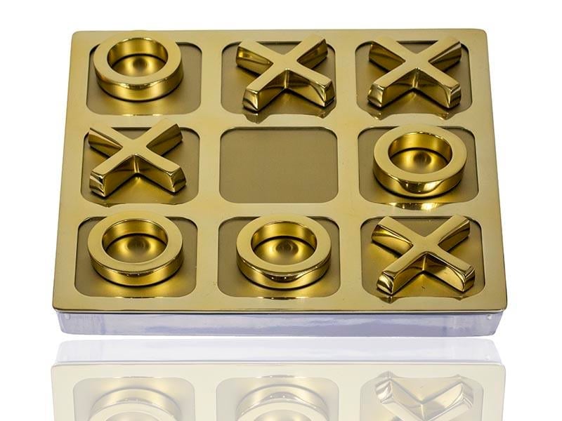 LMD TIC TAC TOE GOLD OYUN SETI 61X61X4 CM