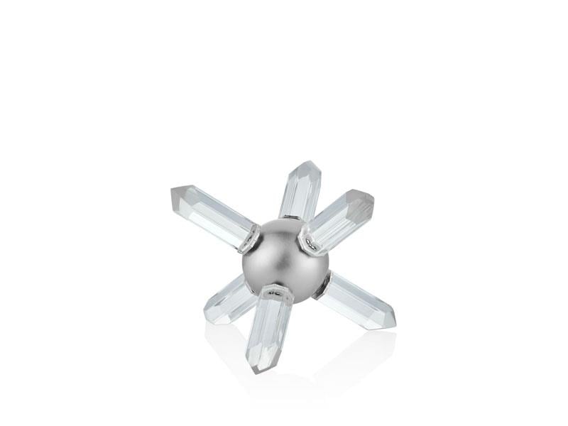 LMDR ATOM DIAMOND DEKOR SILVER 20X20X15 CM