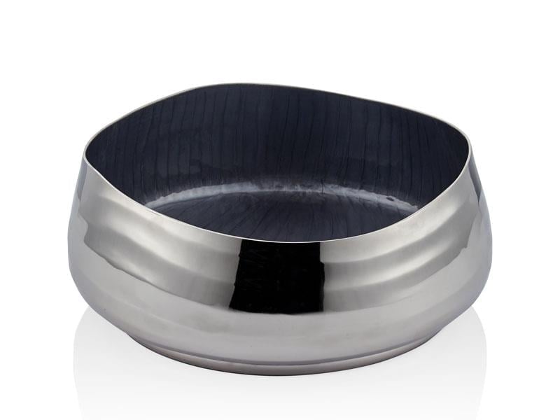LMDR CIARA GREEN NICKEL LARGE FRUIT BOWL 33X13 CM