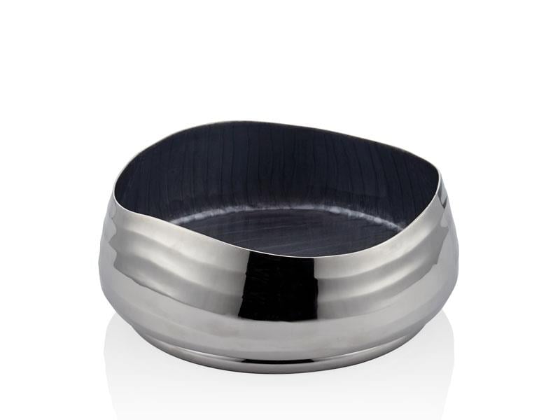 LMDR CIARA GREEN NICKEL MEDIUM FRUIT BOWL 26X11 CM