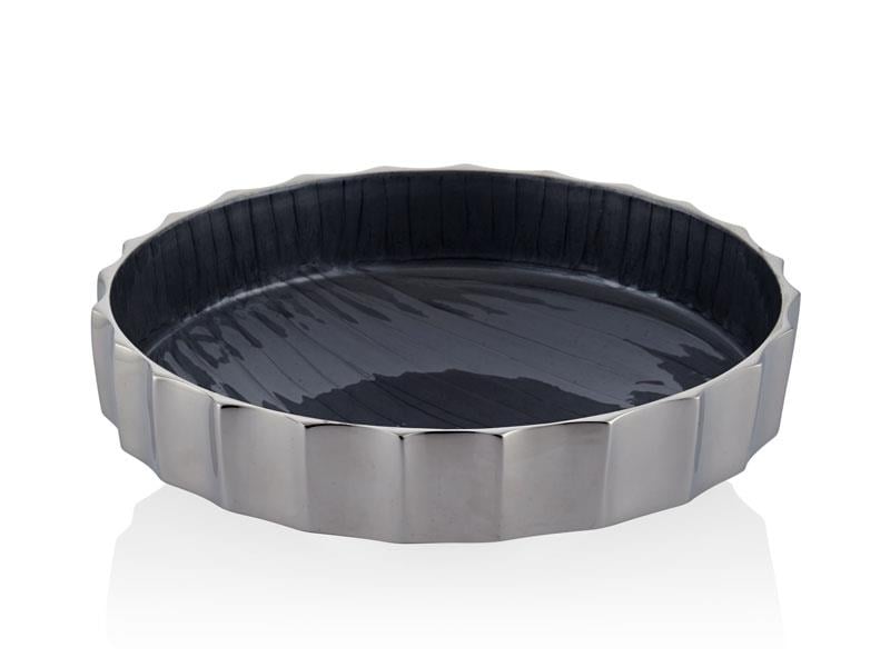 LMDR RIANA GREY NİCKEL FRUIT BOWL 30X7,5 CM