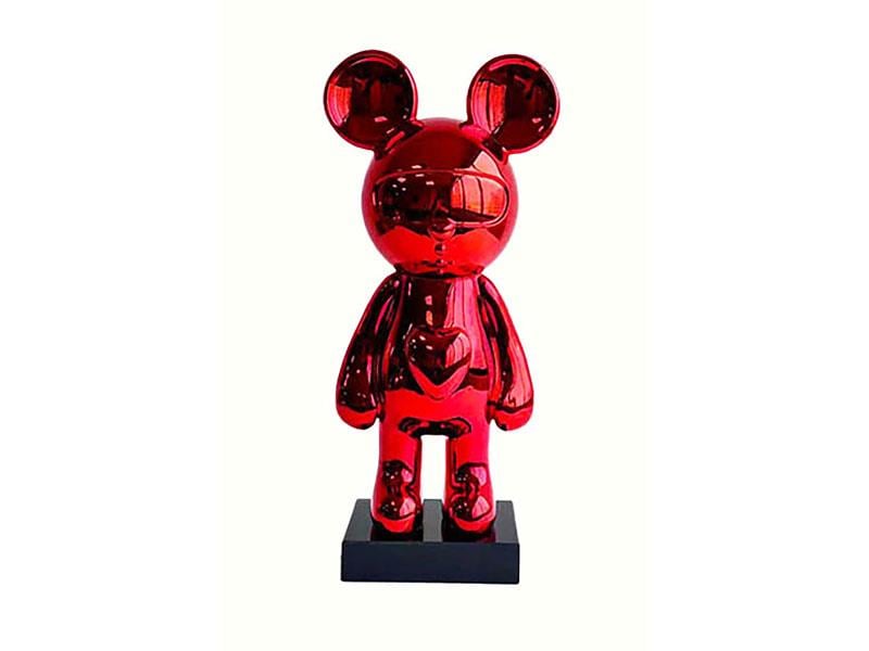 LMDR STANDING MOUSE RED 29X20X52 CM