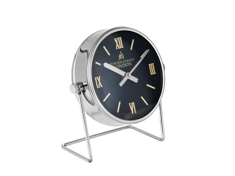 LMDR STEEL TABLE CLOCK 10X19X19,5 CM