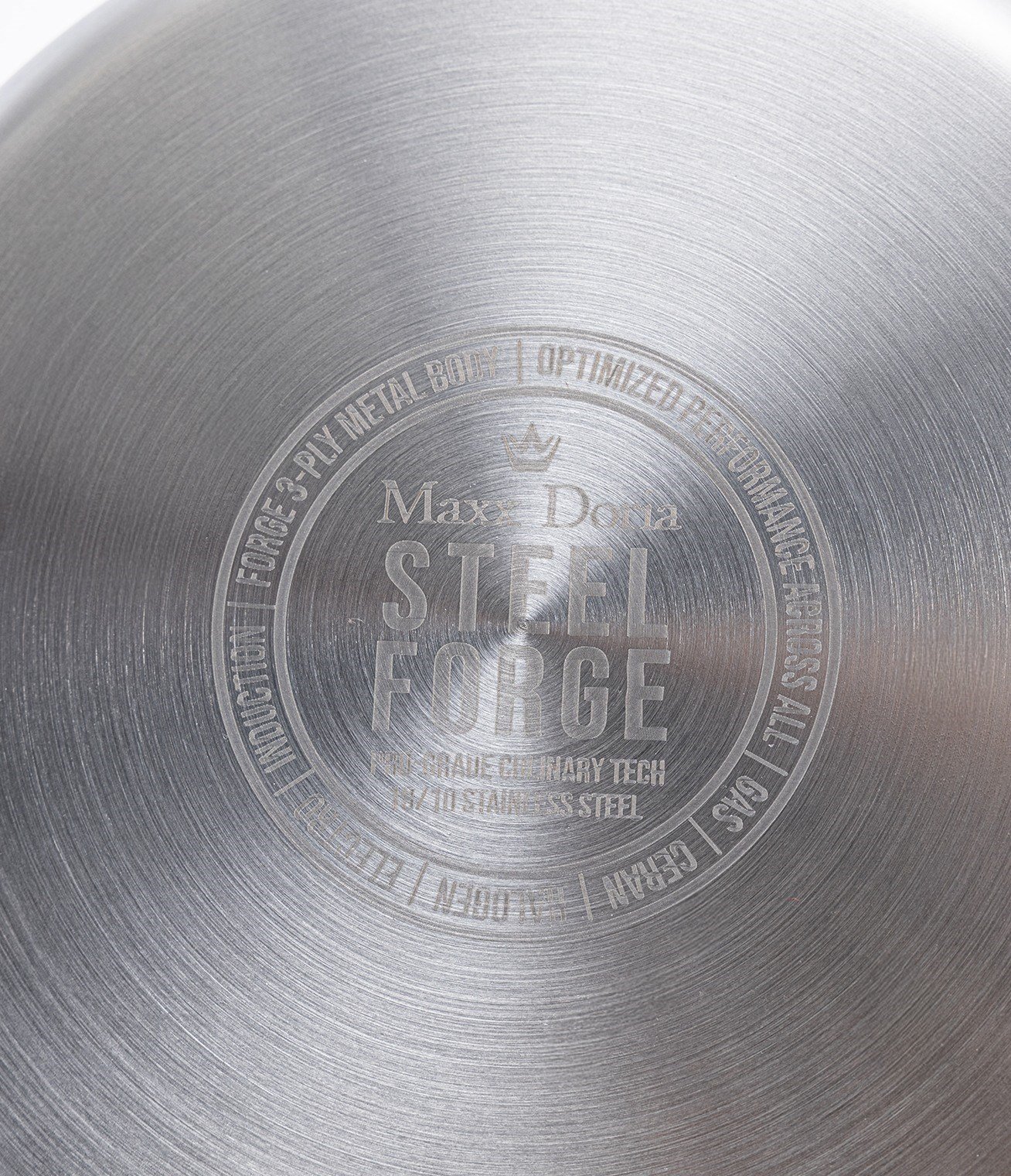 Maxx Doria Steel Forge 8 Parça Tencere Takımı Pa3028