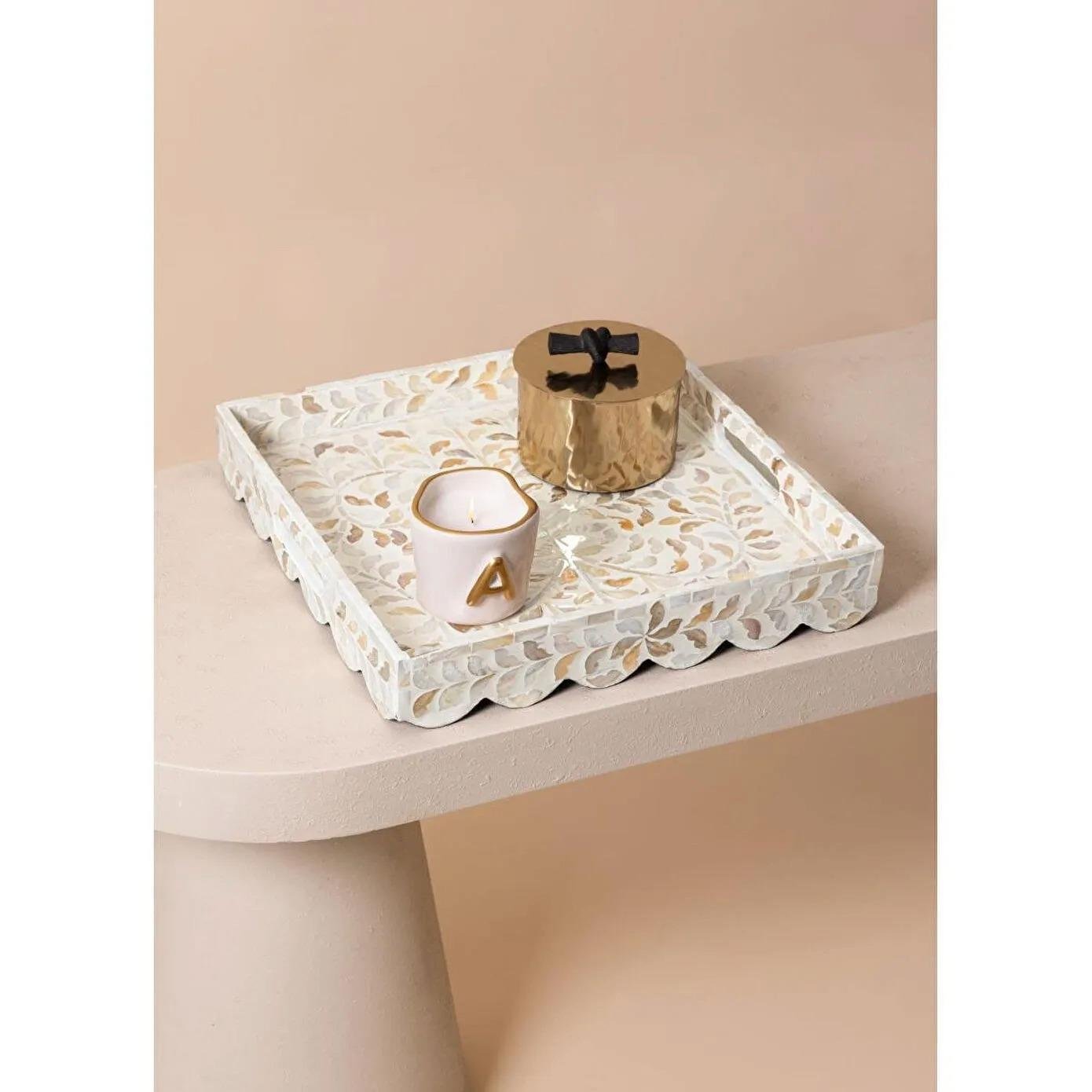MİA SEDEF TEPSİ 35X35X6CM