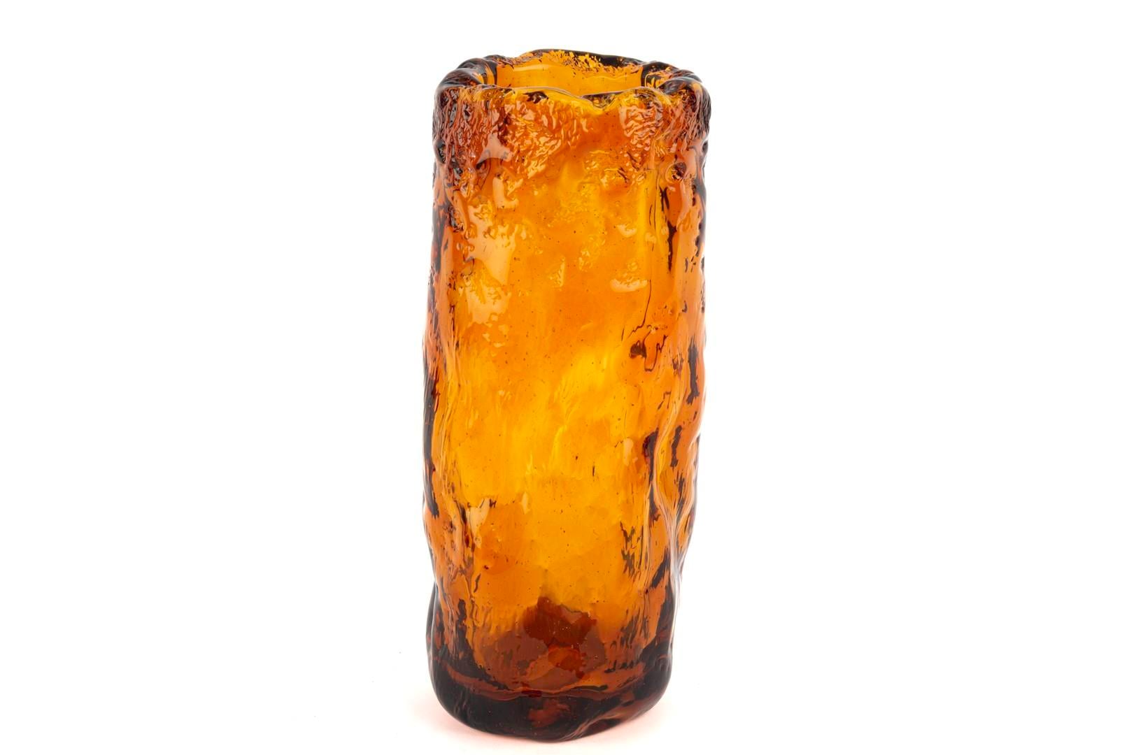 MİKASA Amber Cam Vazo 12x32cm