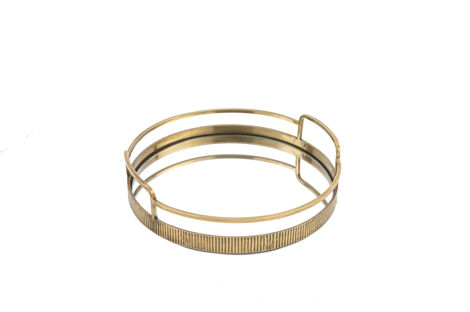 Mikasa Antik Gold Aynalı Yuvarlak Tepsi 31x8cm