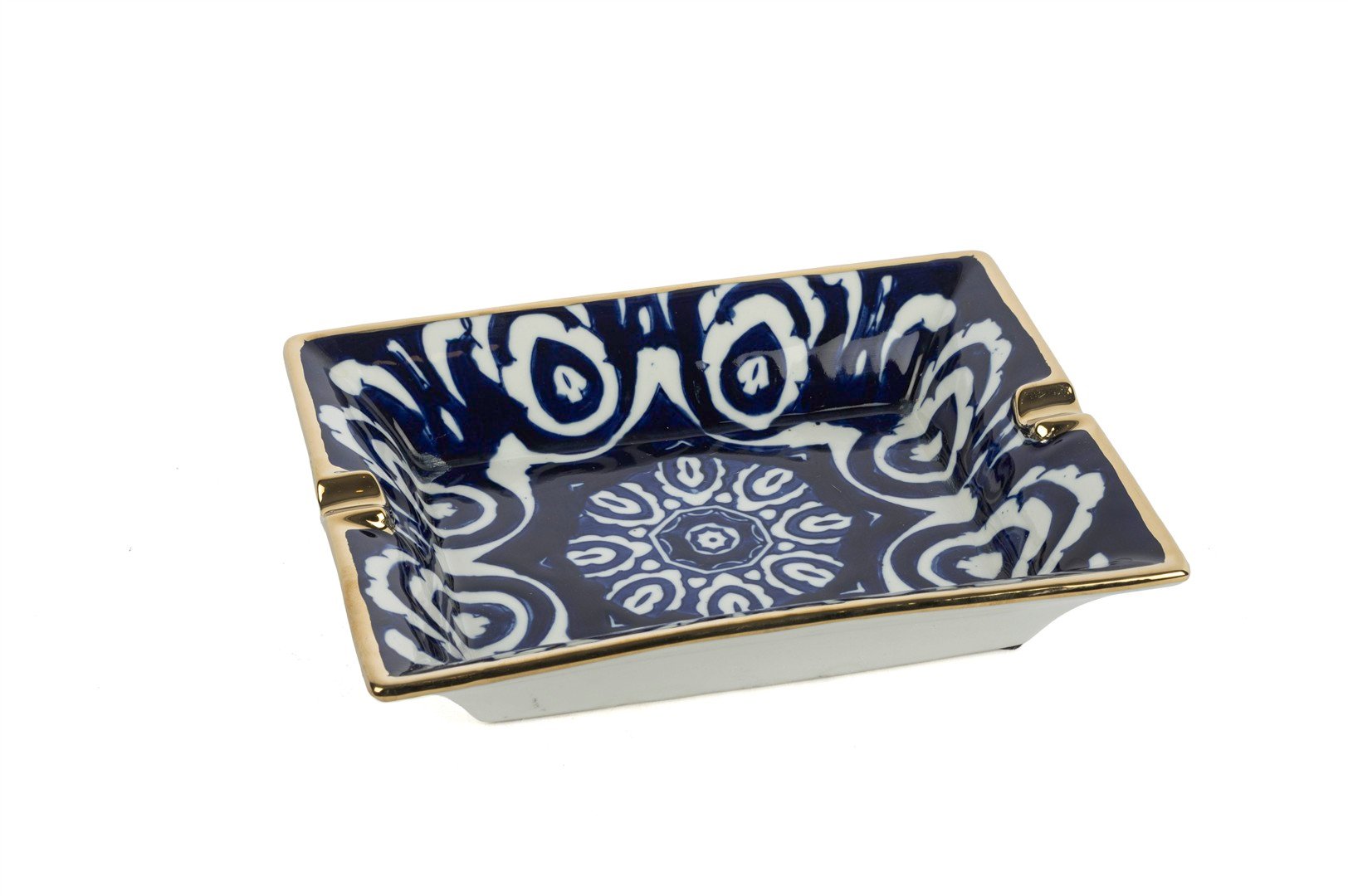 Mikasa Blue Blanc Dek Tabak 22x17x5cm