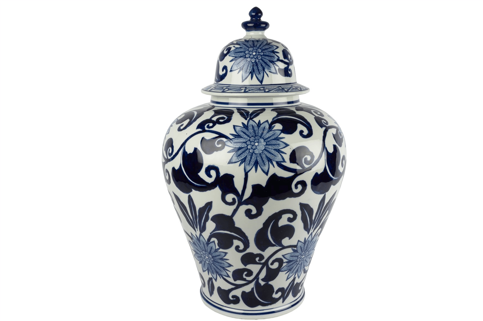 Mikasa Blue Blanc Kapaklı Küp 38x60cm
