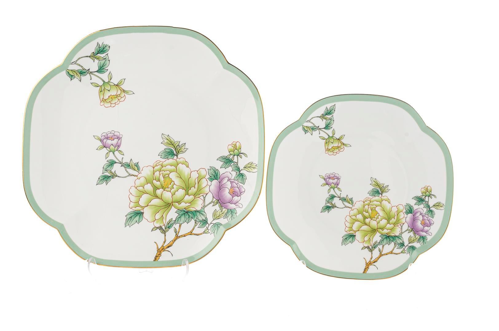 MİKASA Glory 4 Prç 2li Pasta 19cm ve Servis Tabağı 25cm Seti