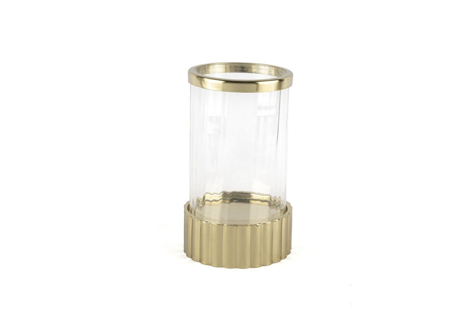 Mikasa Gold Standlı Cam Mumluk 15x24cm