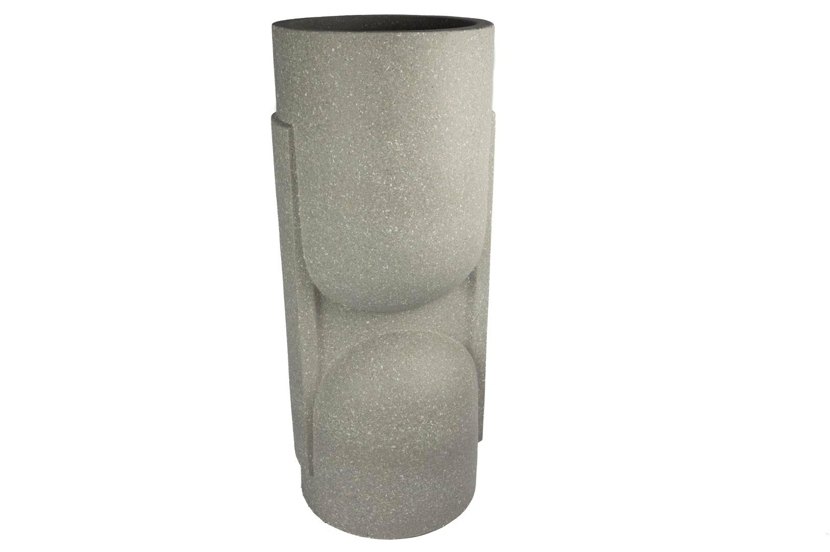MİKASA GRİ POLYRESİN SAKSI 37X91 CM