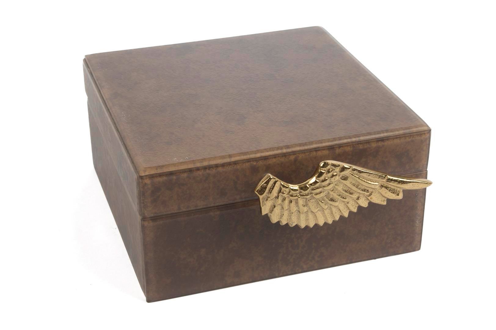 mikasa Kahve Gold Kulplu Kutu 22x22x11cm