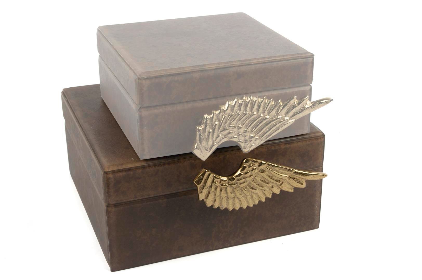 mikasa Kahve Gold Kulplu Kutu 22x22x11cm