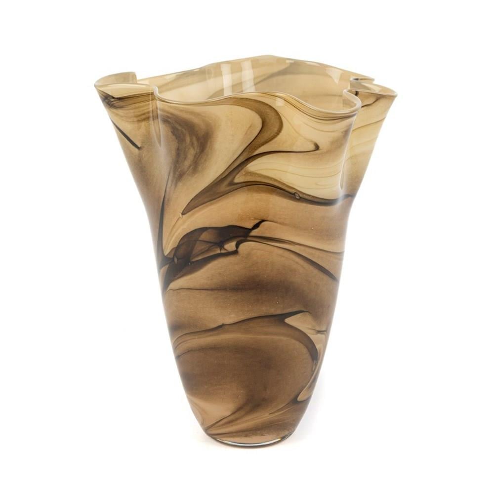 MİKASA Latte Stone Cam Vazo 24x29cm