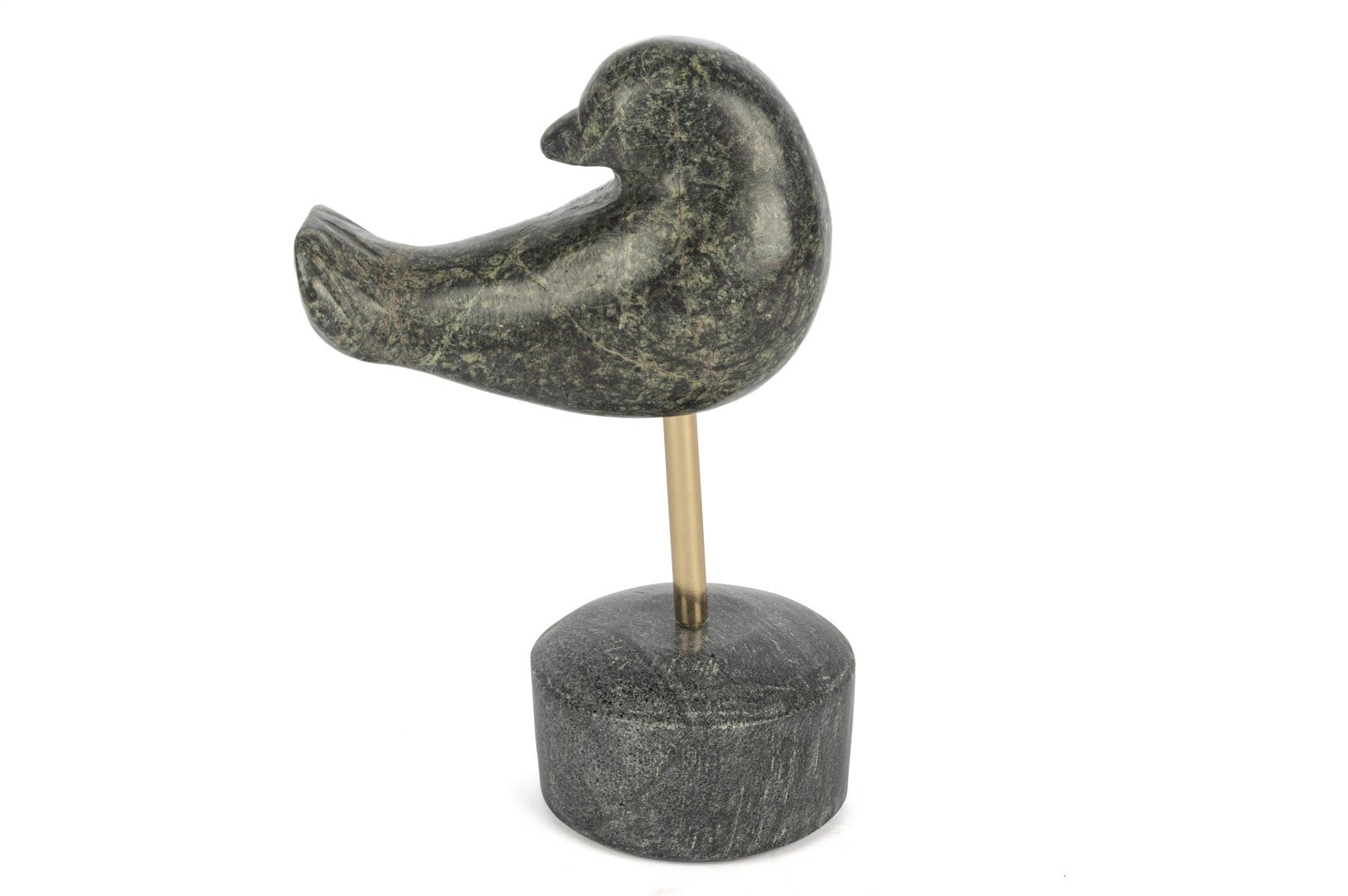 Mikasa Mermer Metal Çubuk Kuş Obje 14x22cm