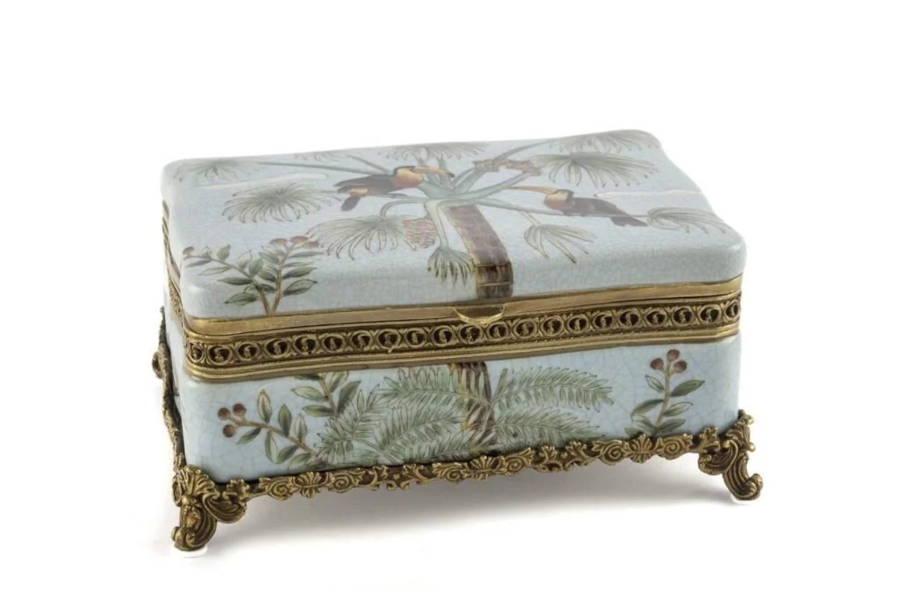 Mikasa Moor Polly Mavi Porselen Dik Kutu 23x16x11cm