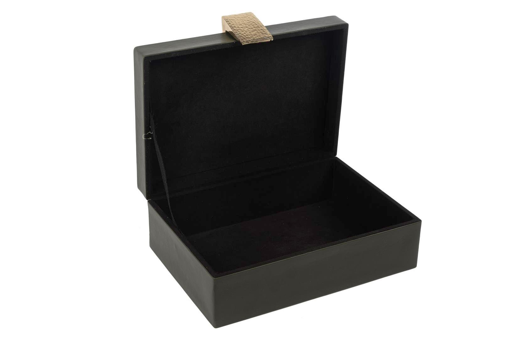 MİKASA Olive Gold Şeritli Kutu 30x23x13cm