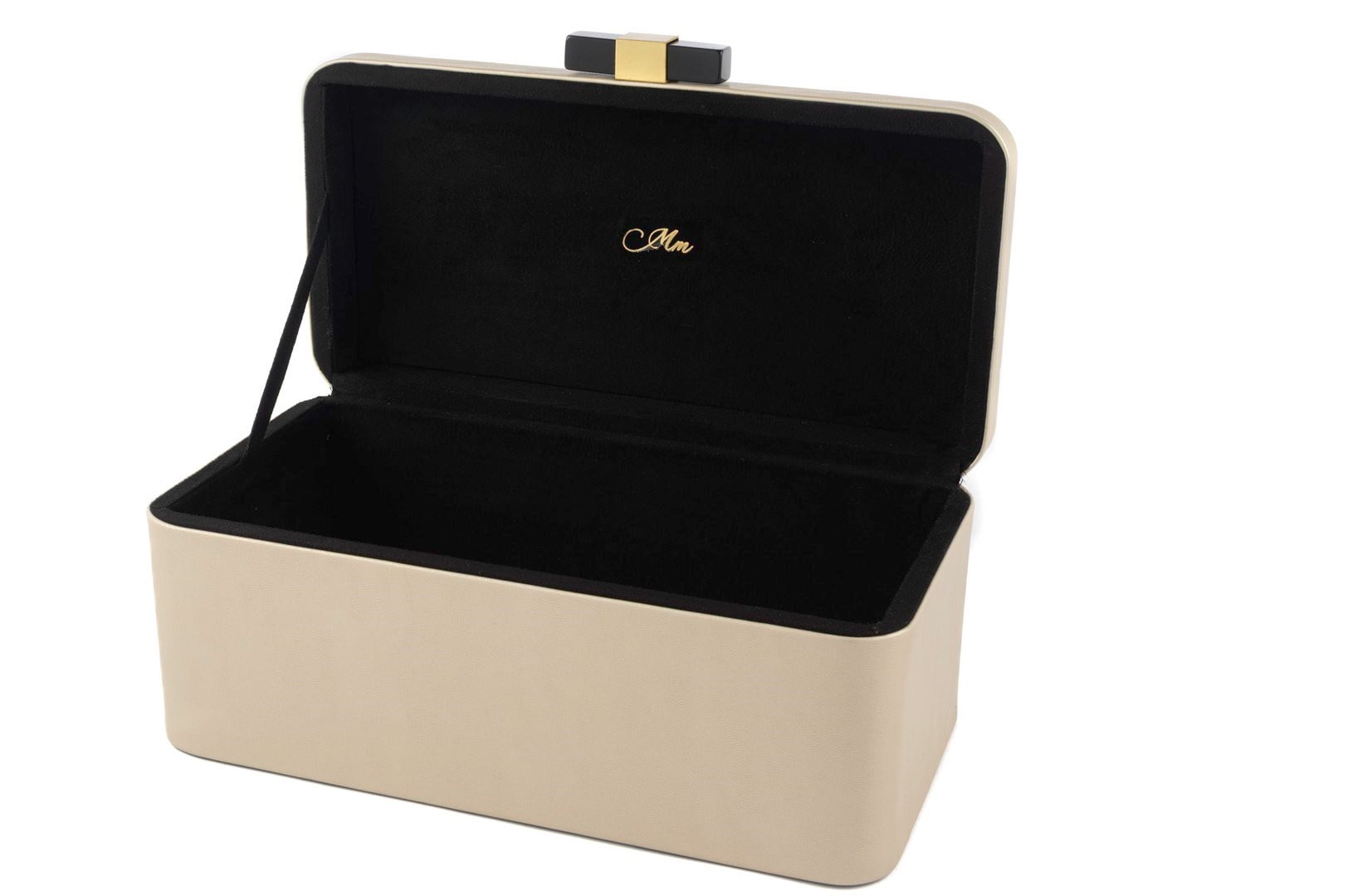 Mikasa Rexene Parlak Gold Deri Kutu 30x18x13cm