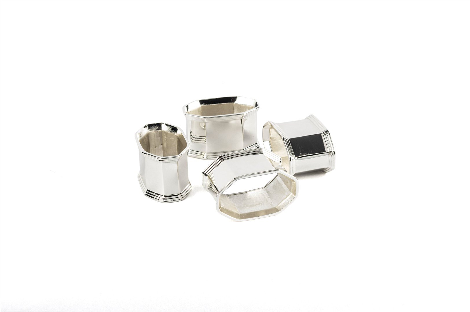 Mikasa Silver 4lü Peçete Yüzüğü