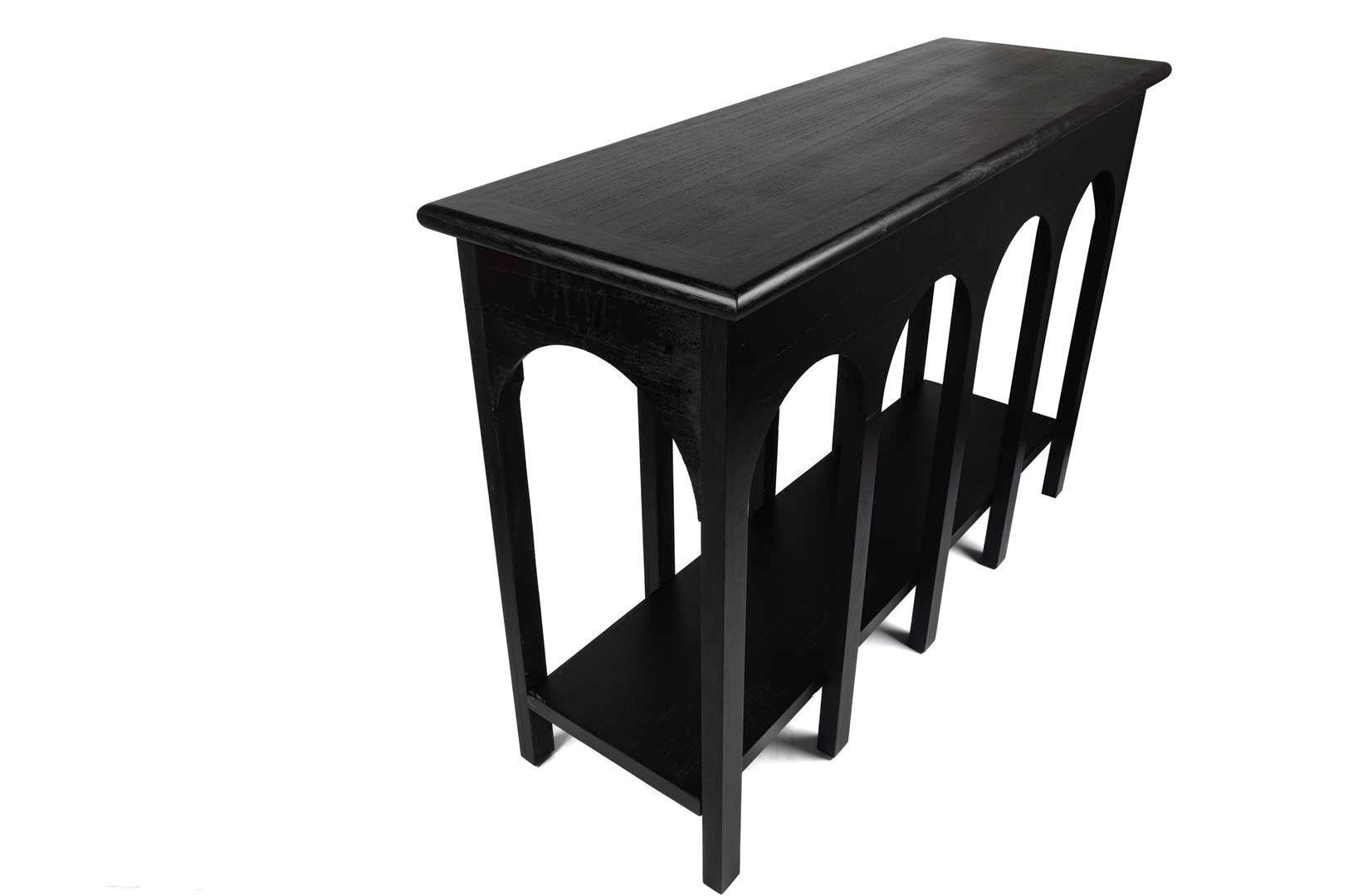 MİKASA SİYAH AHŞAP KONSOL 120*40*81 CM