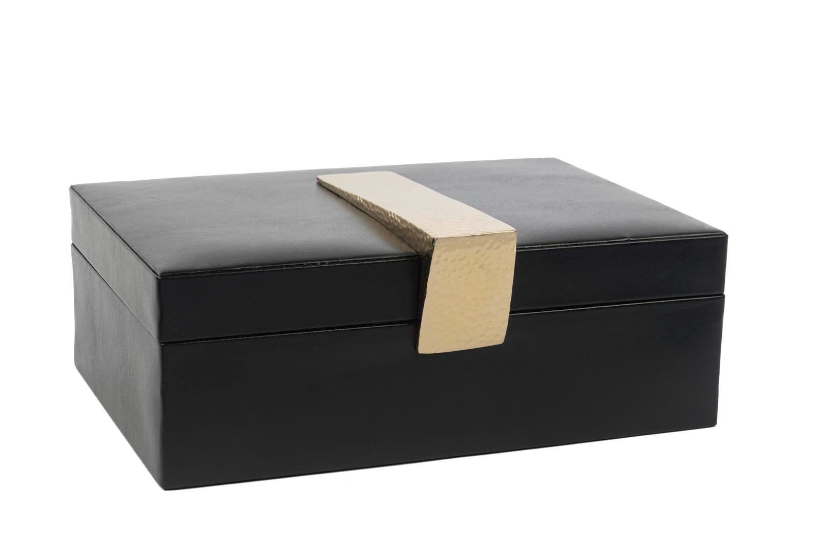 MİKASA Siyah Gold Şeritli Kutu 30x23x13cm