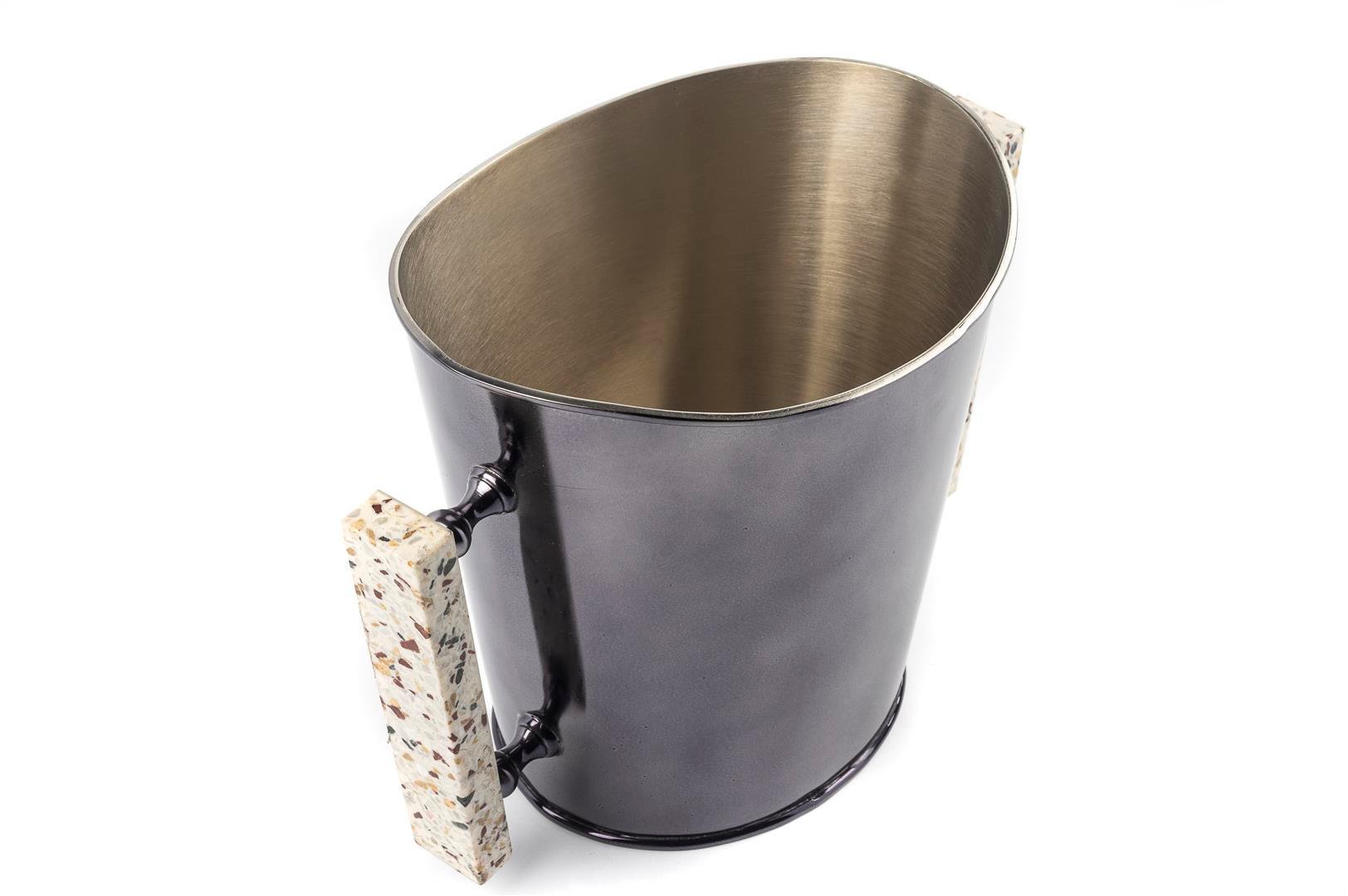 MİKASA SİYAH ŞAMPANYA KOVASI 20X16X21 CM