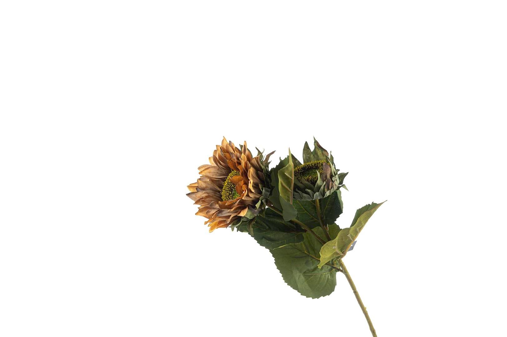 MİKASA SUNFLOWER KAHVE SARI YAPAY ÇİÇEK 60CM