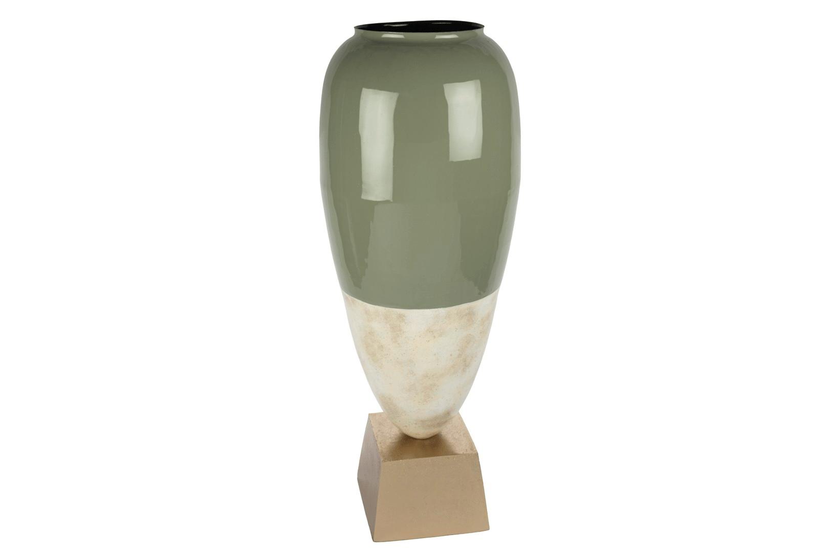 Mikasa Turkuaz Krem Gold Tabanlı Küp 33x90cm
