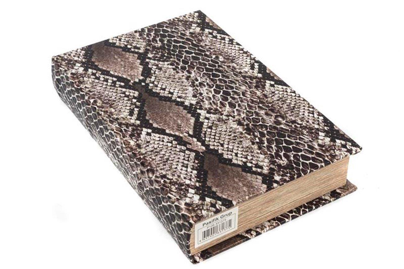 MİKASA YILAN DERİSİ DESEN KİTAP KUTU 26X17X5CM