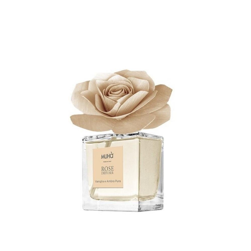 MUHA Rosa Room Freshener Diffuser Vanilla and Pure Amber 100 ml