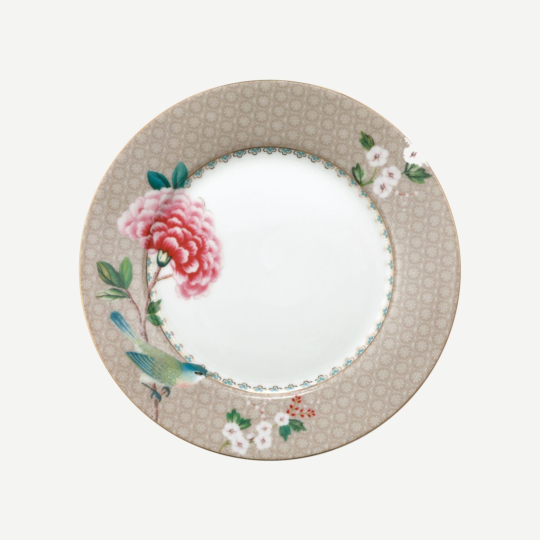 PIP STUDIO BLUSHİNG BİRDS HAKİ TABAK 21 CM