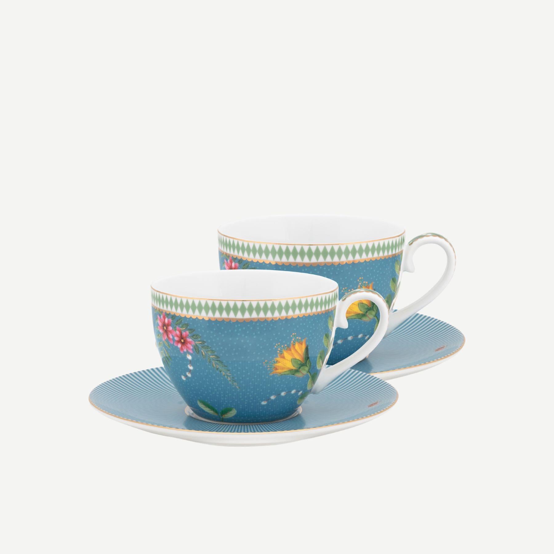 PIP STUDIO La Majorelle İkili Mavi Çay Fincanı Seti 280 ml.