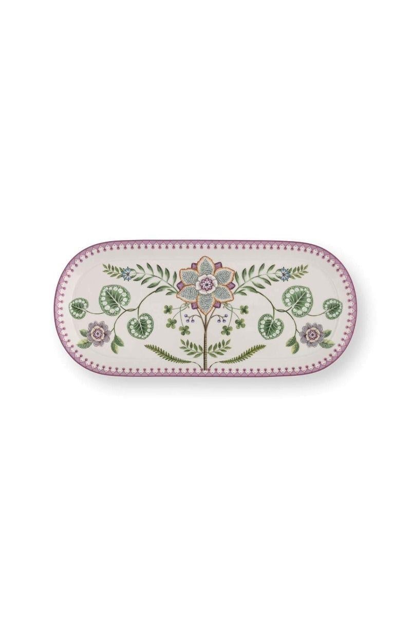 PIP STUDIO Lily & Lotus Oval Kek Servis Tabağı 33 cm