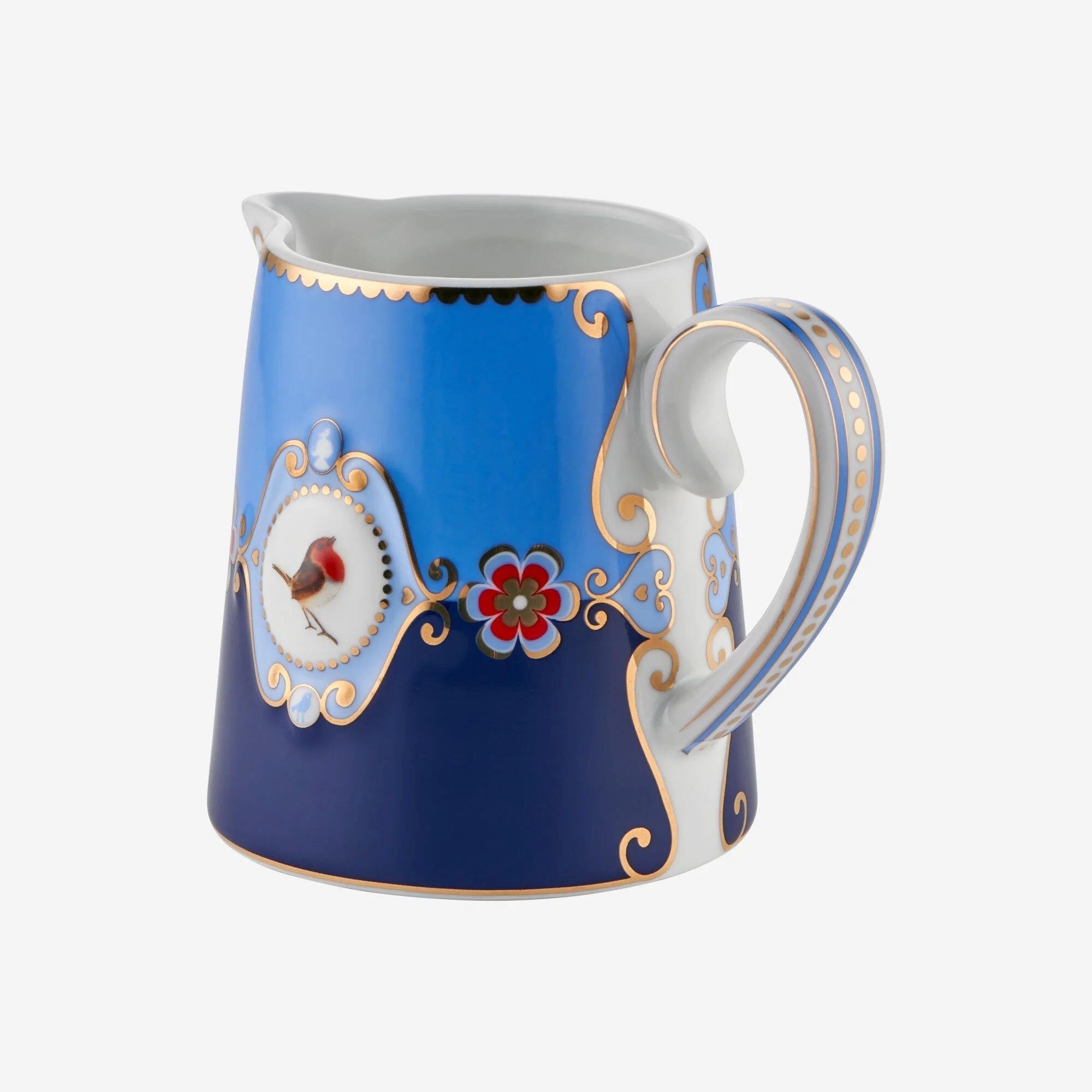 Pip Studio Mavi Porselen Sütlük 270 Ml Love Birds Collection