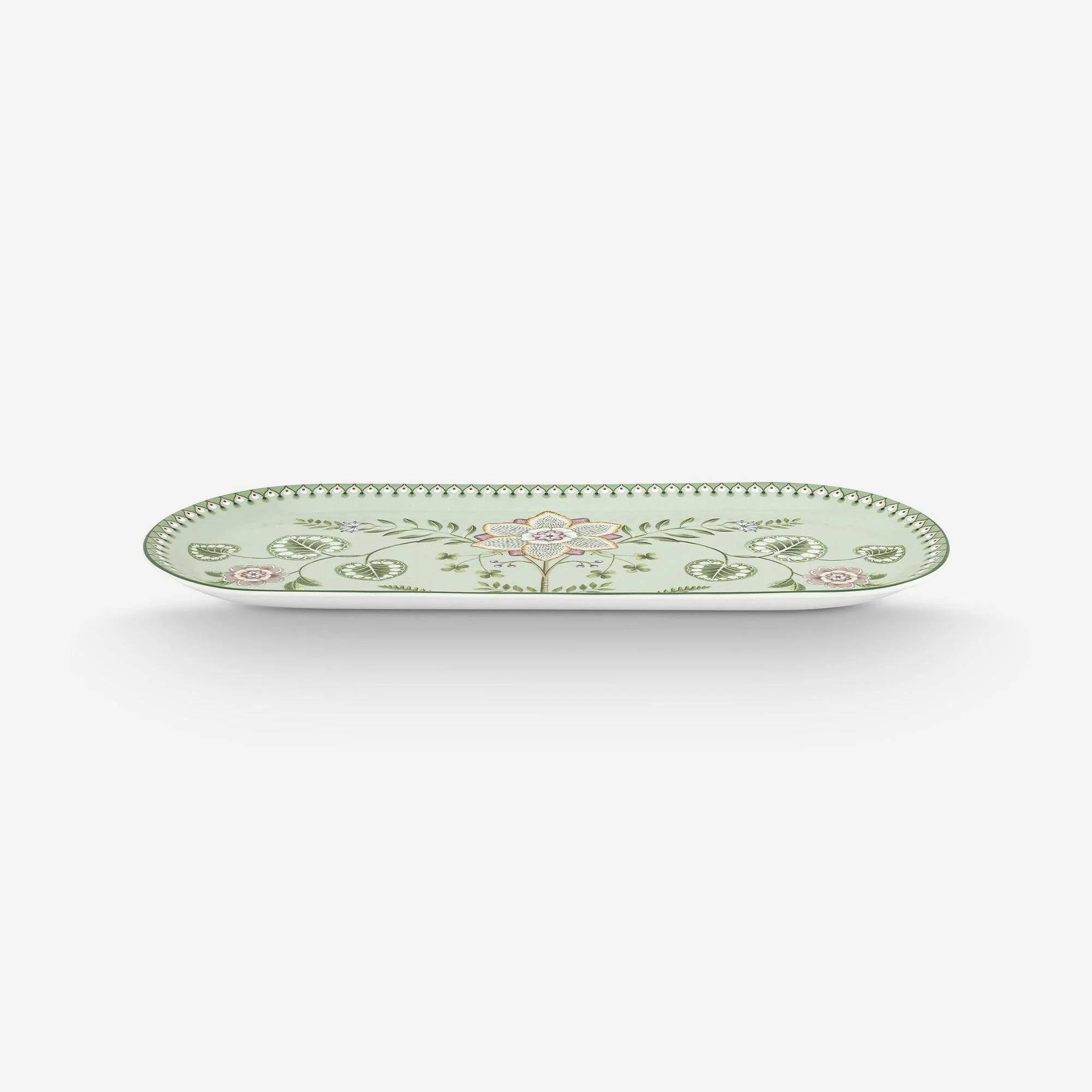 Pip Studio Yeşil Porselen Servis Tabağı 33 Cm Lily & Lotus Collection