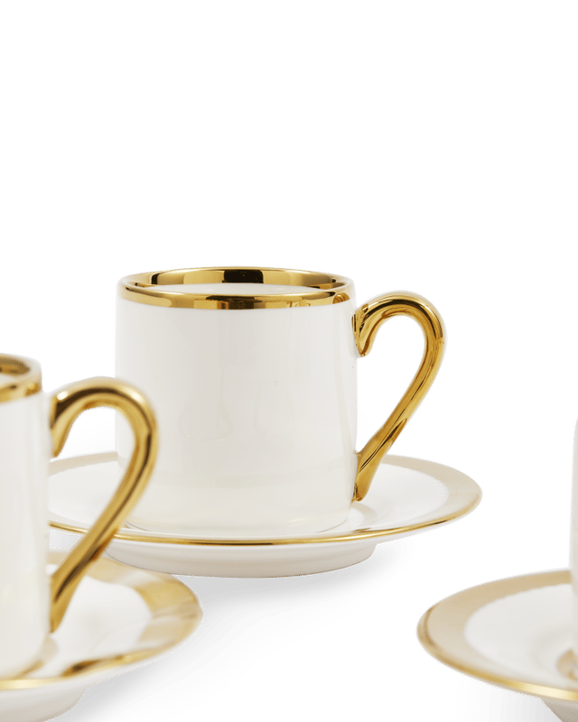 Pols Potten Espresso Cups Golden Finds Set 4