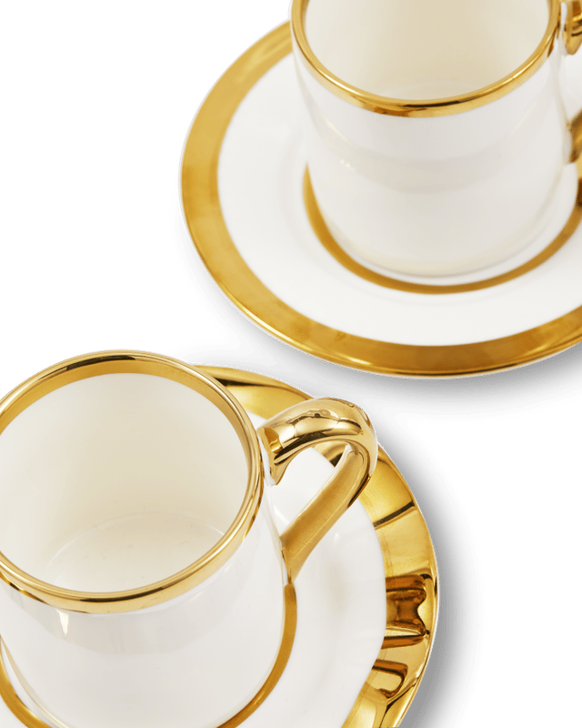 Pols Potten Espresso Cups Golden Finds Set 4