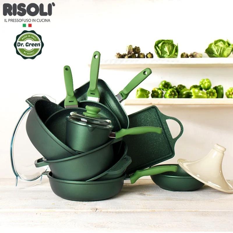 Risoli Dr.Green Wok Döküm Tava 30 Cm