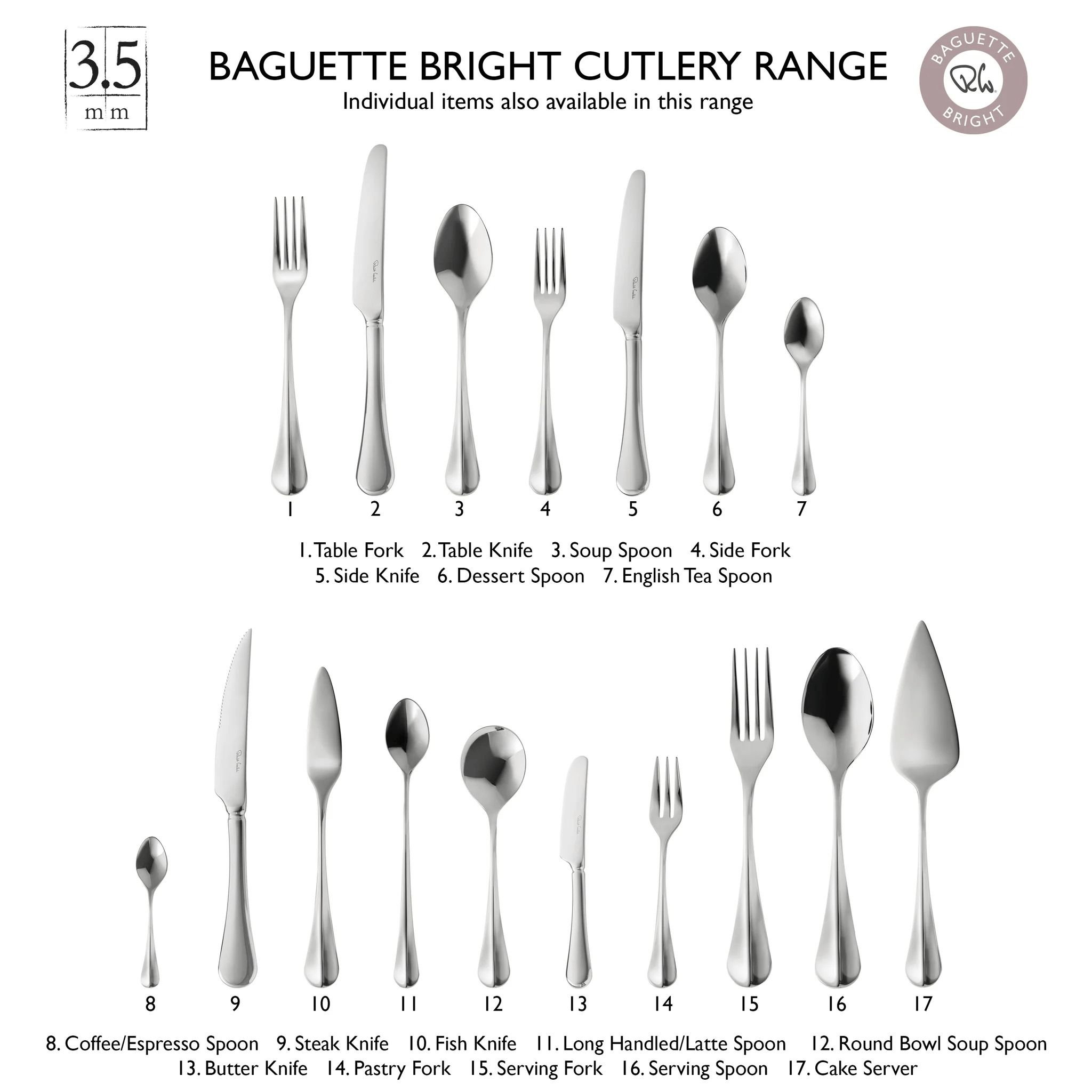 Robert Welch Baguette 84 Prç Çkb Seti