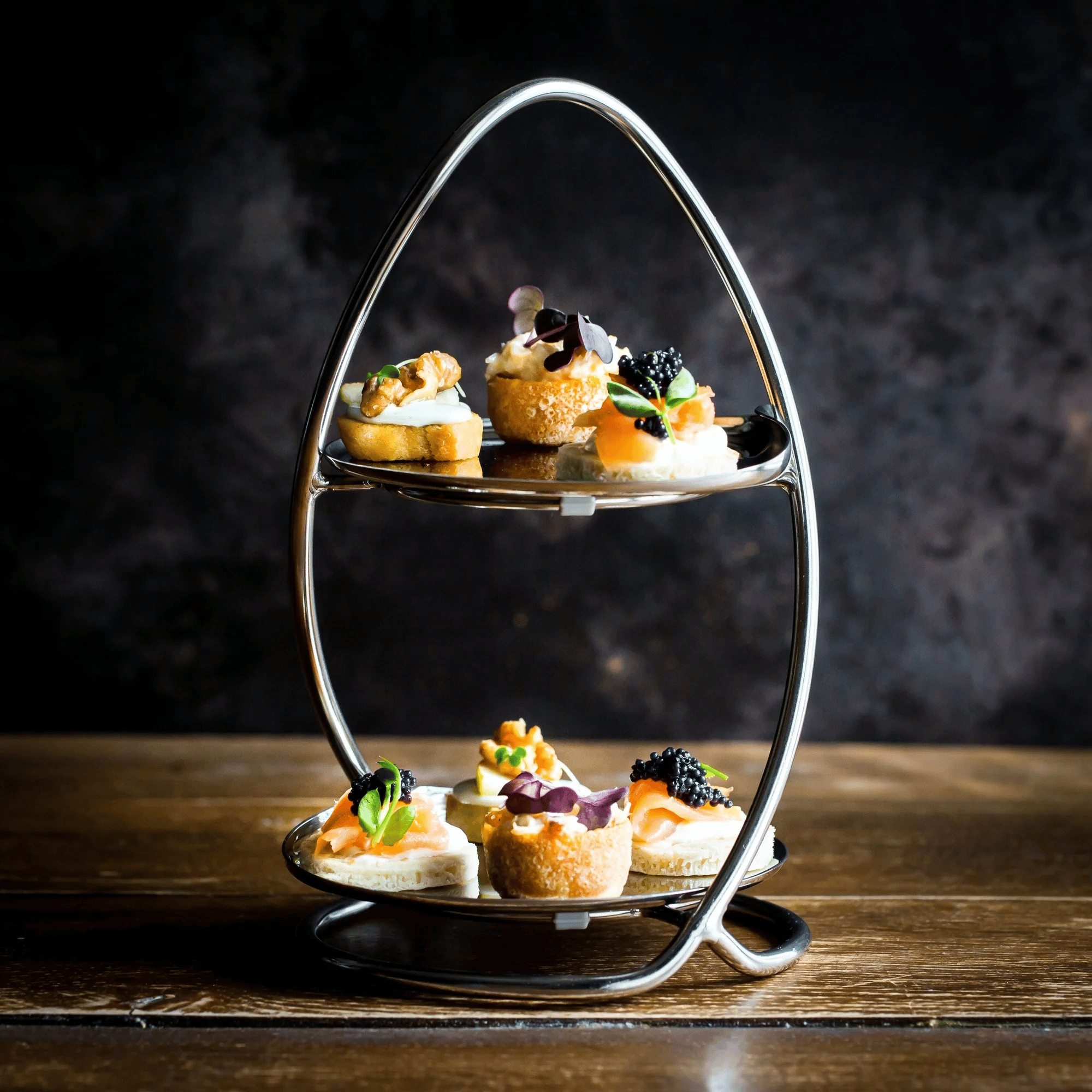 Robert Welch Drıft (br) V Canape Stand Includıng Trays