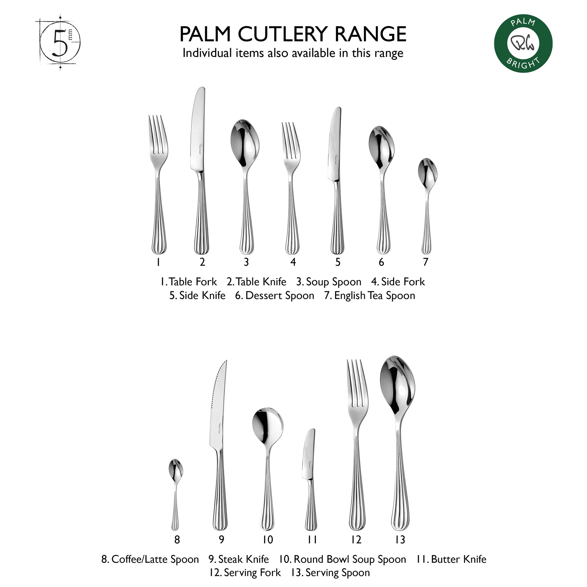 Robert Welch Palm (br) V 84 Pıece Set