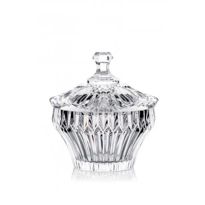 Rogaska Bowl 12cm Wıth Cover Crown Jewel