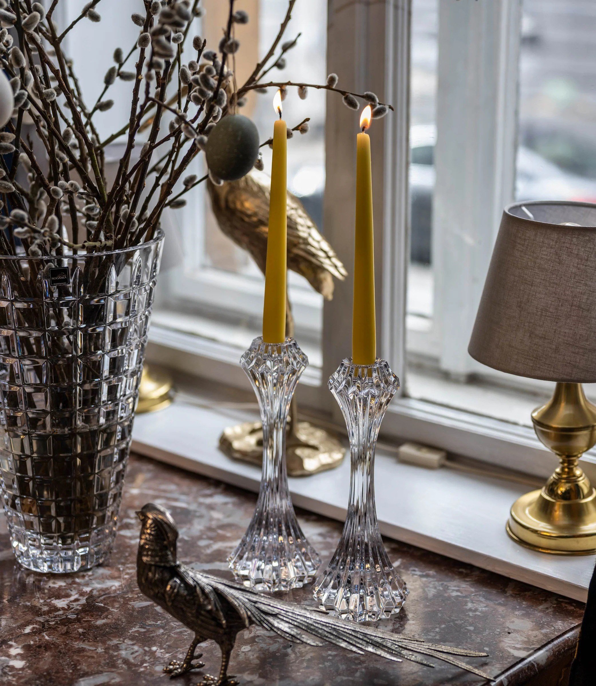 Rogaska Candlestıck 25 Cm Crown Jewel