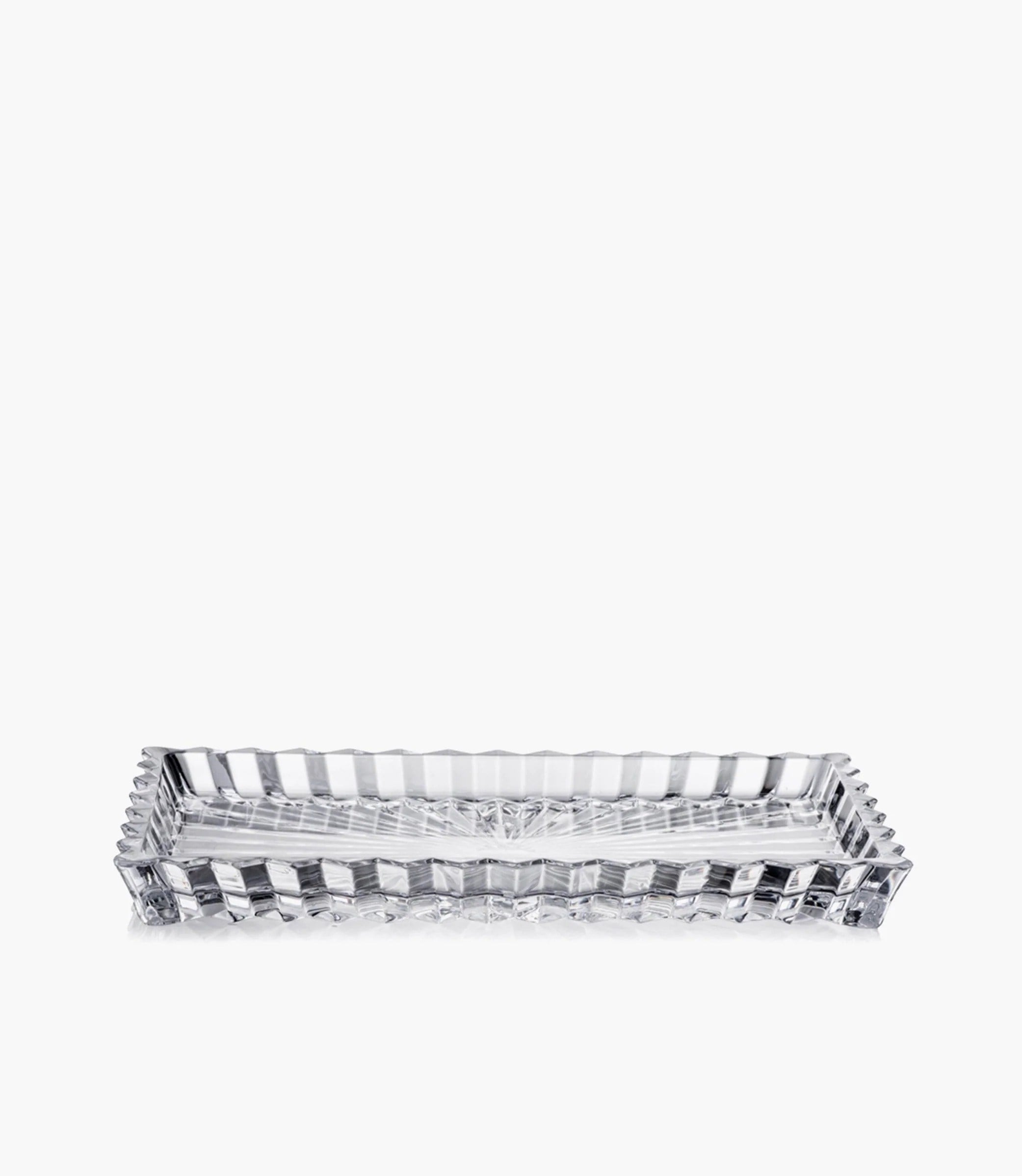 Rogaska Rect.platter 35*19 Cm Crown Jewel
